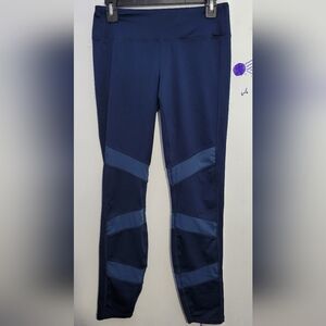 Velvet Rose Leggings Mesh Cut Out Size Large